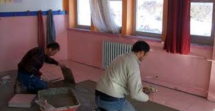 Öğretmenler tatil yerine tadilatta