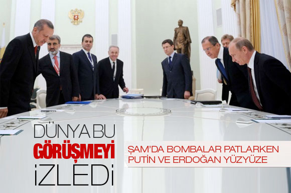 Erdoğan ve Putin'in kritik buluşması