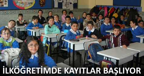 İlköğretimde kayıtlar başlıyor