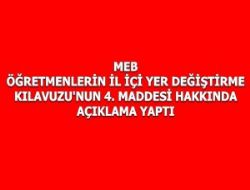 Kılavuzun 4. Maddesine Açıklama Yapıldı