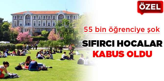 Sıfırcı hocalar öğrencilerin kabusu oldu