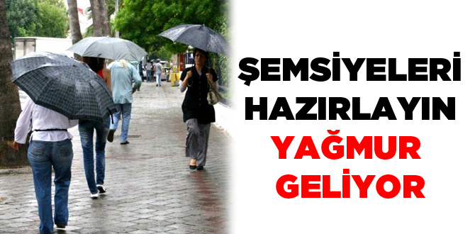 Güneş gidiyor sağanak yağış geliyor