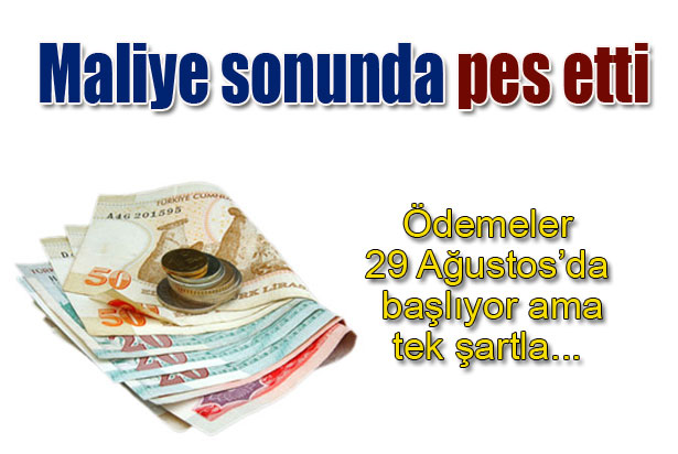 Maliye pes etti, vergi iadenizi alın