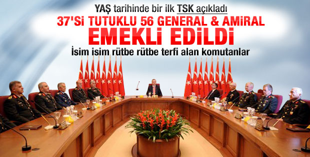 YAŞ kararları açıklandı