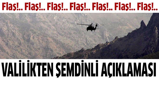 Şemdinli operasyonu sona erdi