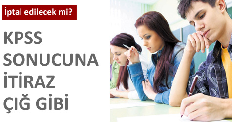 Memur sınavına 100 bin itiraz