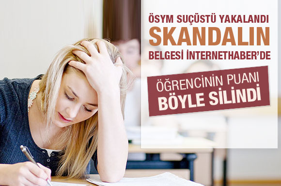 İşte ÖSYM'deki skandalın belgesi