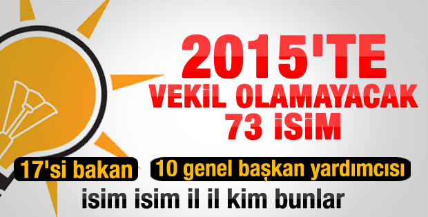 AK Parti'de kimler gidiyor kimler kalıyor