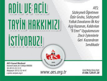 Tayin İsteyemeyen Öğretmenlerimiz İçin