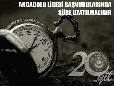 Anadolu Liseleri Başvuruları uzatılsın