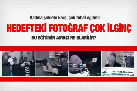 Kadına şiddete karşı çok tuhaf eğitim!