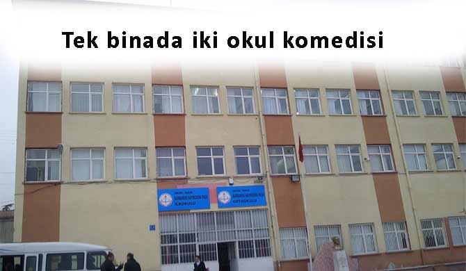 Tek binada iki okul komedisi