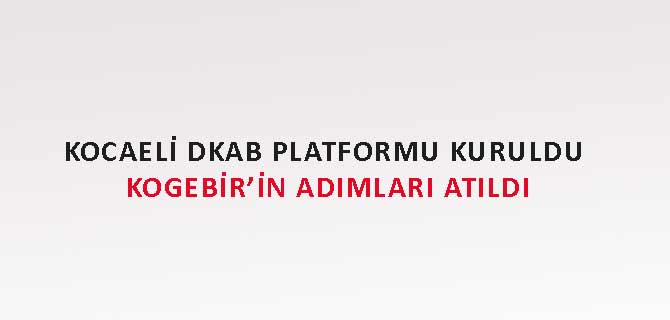 KOCAELİ DKAB PLATFORMU KURULDU