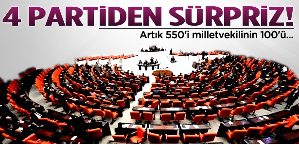 4 parti bu konuda sürpriz bir şekilde anlaştı