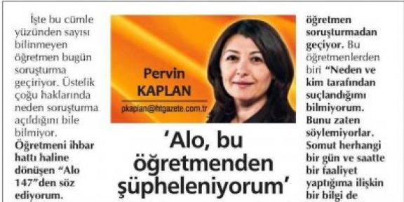 Alo Bu Öğretmenden Şüpheleniyorum