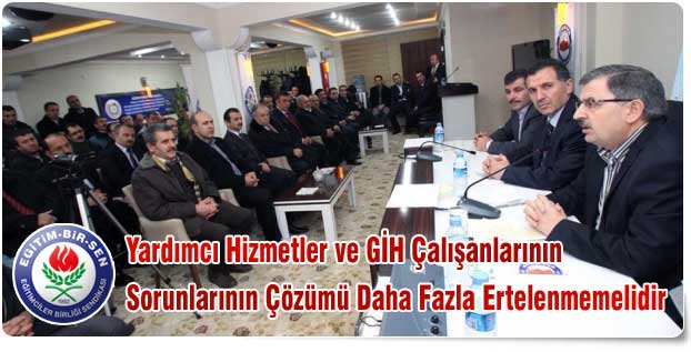 Yardımcı Hizmetler ve GİH Çalışanlarının Sorunlarının Çözümü Daha Fazla Ertelenmemelidir