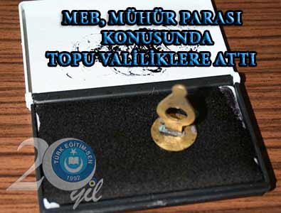 MEB'den Mühür Parası Açıklaması