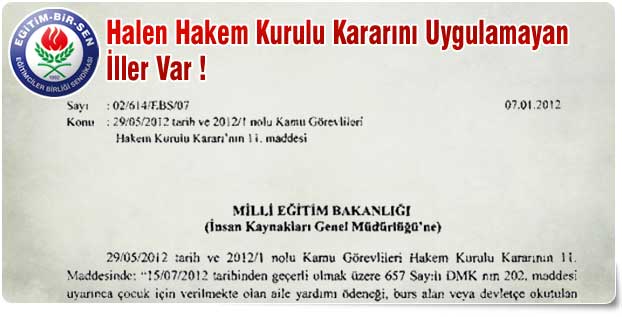 Hakem Kurulu Kararını Uygulamayan İller Var!