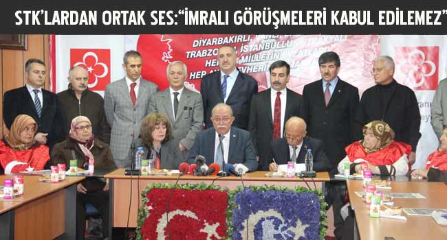 “İMRALI GÖRÜŞMELERİ KABUL EDİLEMEZ”