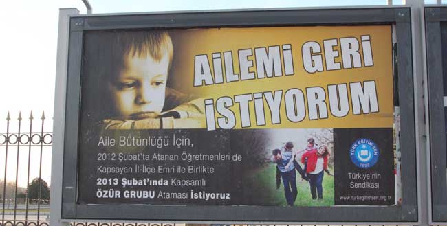 Özür Grubu Atamaları Bilbordlarda!