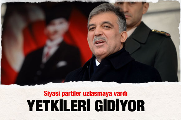 Cumhurbaşkanı'nın yetkileri gidiyor