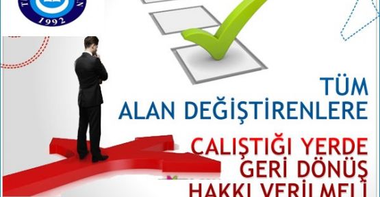 TES'den Alan Değişikliği Mağdurlarına Hukuki Destek
