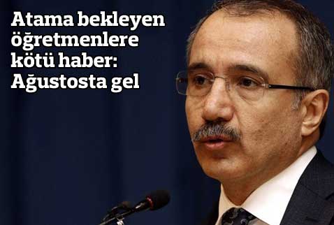 Dinçer öğretmen atamasında son noktayı koydu