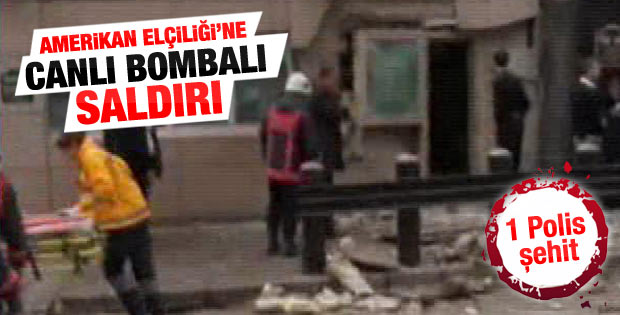 Ankara'da ABD elçiliği önünde patlama