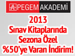 Pegem'de Tüm Sınav Kitaplarında %50'ye Varan İndirim
