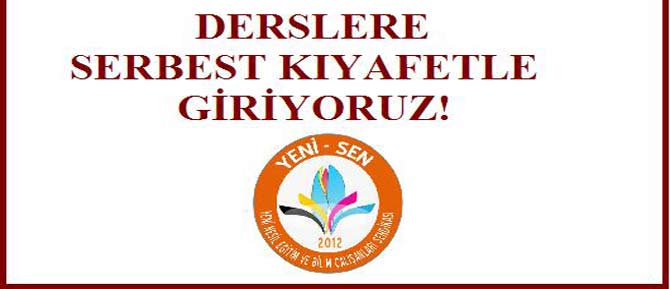 Okullarda 15 Mart'ta Serbest Kıyafet Eylemi