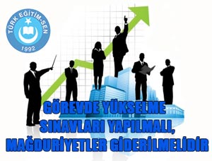 MEB'de Görevde Yükselme Sınavları Yapılmalı