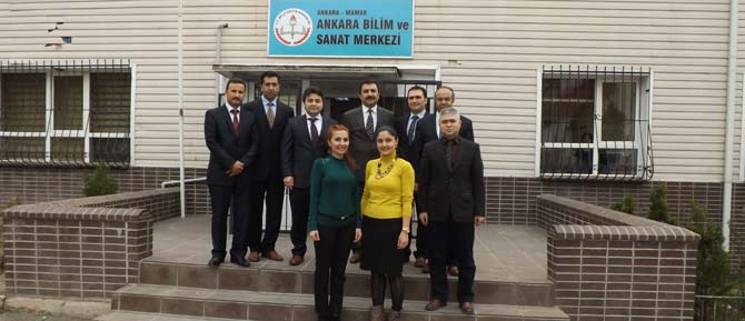 Ankara Bilim Sanat'a Kaymakam ve İlçe MEM Ziyareti