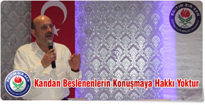 Bilgin: Kandan Beslenenlerin Konuşmaya Hakkı Yoktur