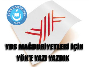 YDS Mağduriyetleri İçin YÖK'e Yazı