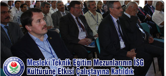 Ali Yalçın, Mesleki Teknik Eğitim Çalıştayında