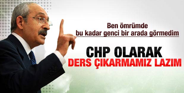 CHP Olarak Ders Çıkarmamız Lazım