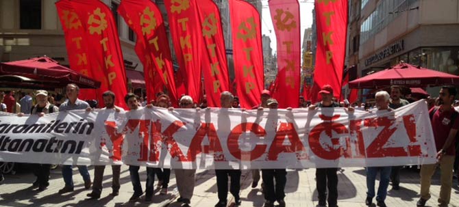 KESK Taksim Gezi Parkı'na yürüdü!