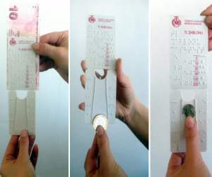 Görme engelliler için 'Para ölçer' dağıtılıyor