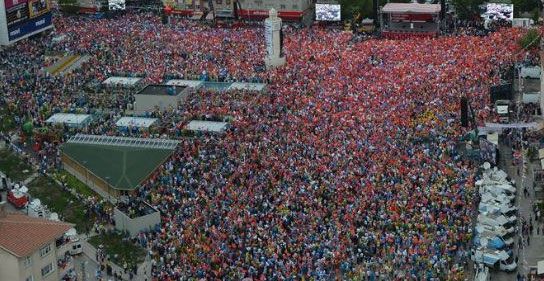 Erdoğan ''Milli İradeye Saygı'' mitinginde konuştu