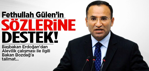 Bozdağ: Başbakan Aleviler için talimat verdi