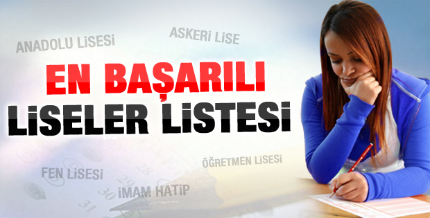 LYS 2013'te en başarılı liseler listesi