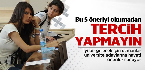 Bu 5 Öneriyi Okumadan LYS tercihlerini yapmayın!