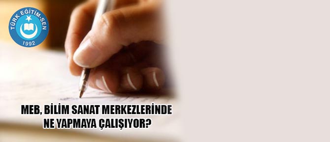 MEB Bilim Sanatlarda Ne Yapmaya Çalışıyor?