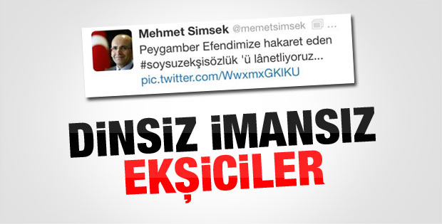 Bakan Şimşek'ten Ekşisözlük'e tepki