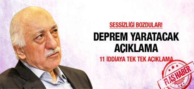 Cemaatten İddialara Cevap Geldi