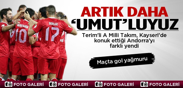 Terim varsa 'Umut' var!