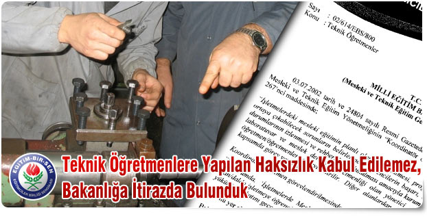 EBS'den Teknik Öğretmenler Açıklaması