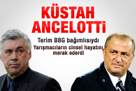 Ancelotti: Fatih Terim Big Brother bağımlısıydı