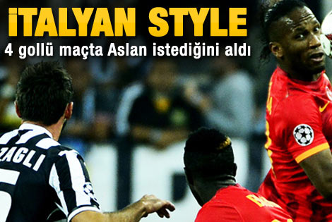 Galatasaray ile Juventus berabere kaldı