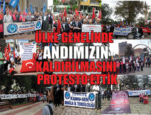 Andımızın Kaldırılma Protestoları